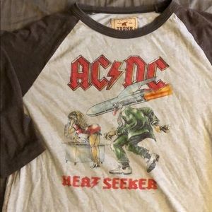 Trunk LTD Vintage Inspired AC/DC Rock Tour Shirt